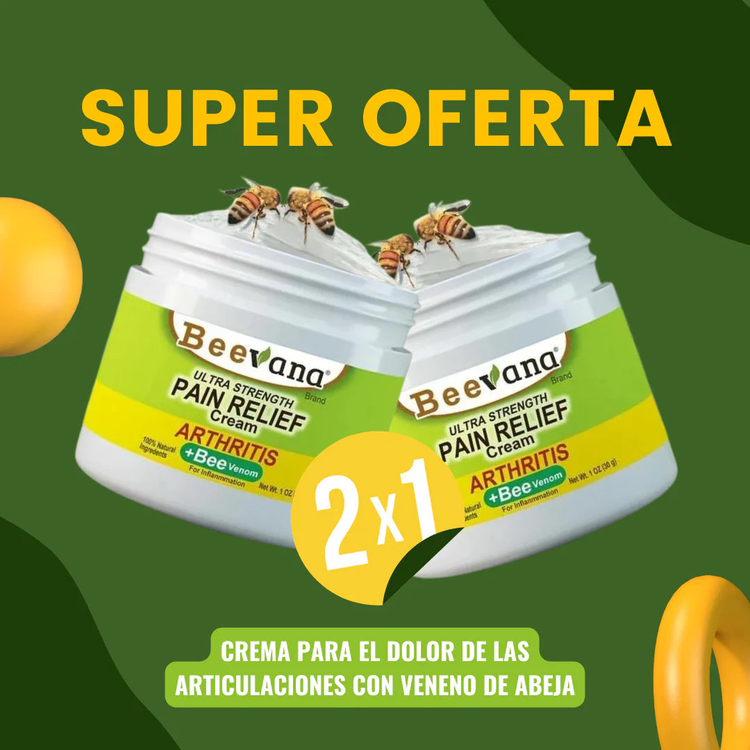 Beevana crema para dolores en articulaciones (2 x 1)